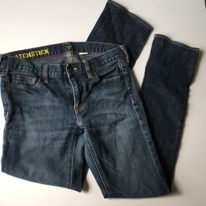J. Crew Matchstick stretch jeans size 28